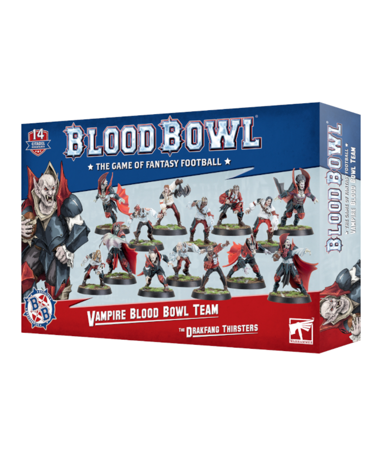 Games Workshop - GAW Blood Bowl - Vampire Team  - Drakfang Thirsters