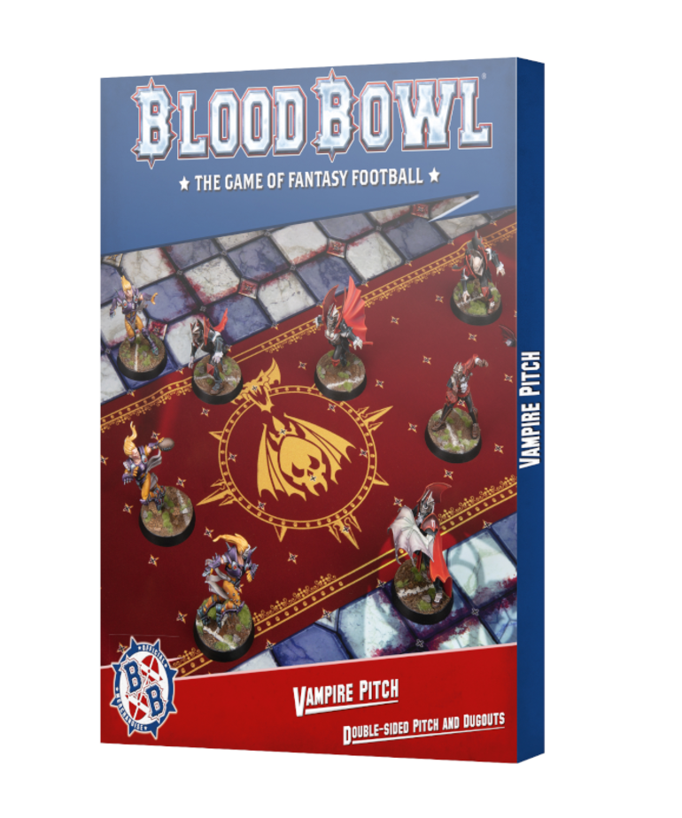 Games Workshop - GAW Blood Bowl - Vampire Team Pitch & Dugouts