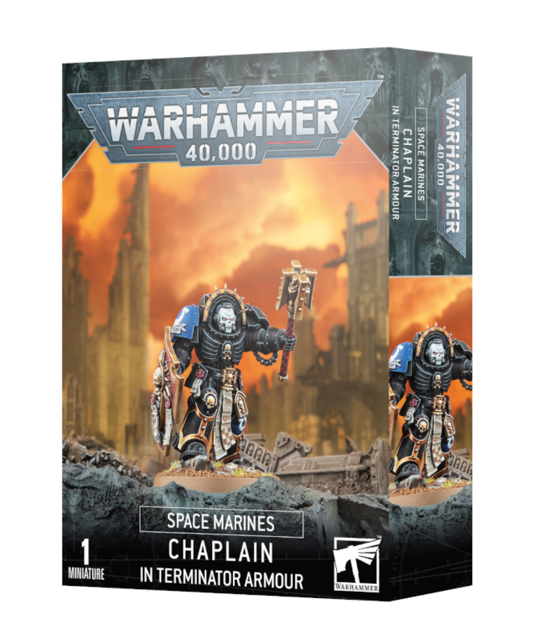 Games Workshop - GAW Warhammer 40K - Space Marines - Chaplain in Terminator Armour