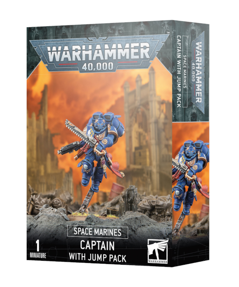 Games Workshop - GAW Warhammer 40K - Space Marines - Captain with Jump Pack