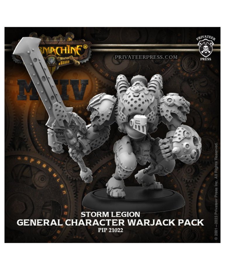 Privateer Press - PIP PRESALE Warmachine: MKIV - Cygnar Storm Legion - The General - Character Warjack Pack WAVE 2