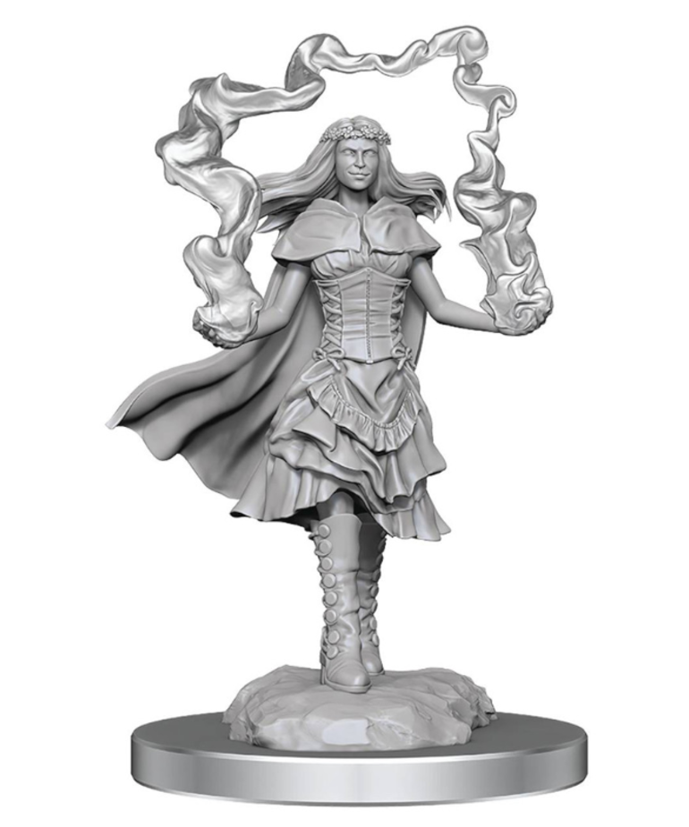 WizKids - WZK D&D - Nolzur's Marvelous Unpainted Miniatures - Wave 21 - Dark Spellcaster & Flameskulls