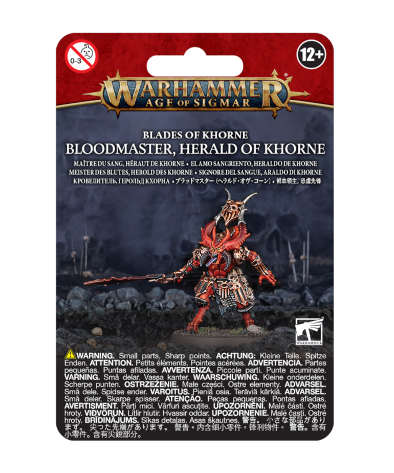 Games Workshop - GAW Warhammer: Age of Sigmar - Daemons of Khorne - Bloodmaster, Herald of Khorne