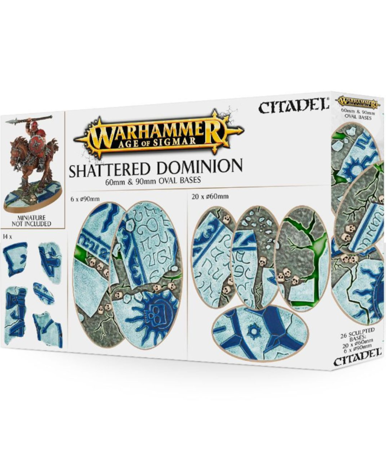 Warhammer: Age of Sigmar - Shattered Dominion - 60mm & 90mm Oval