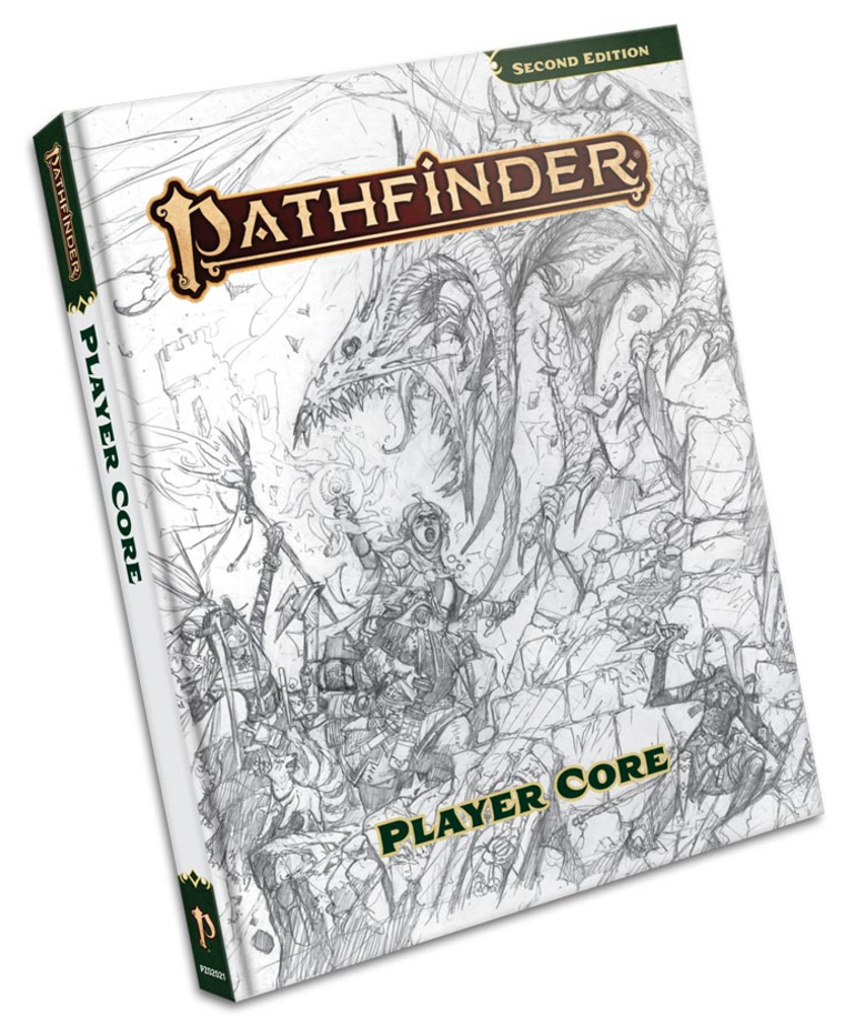 Paizo, Inc. - PZO Pathfinder 2E - Player Core Sketch Cover