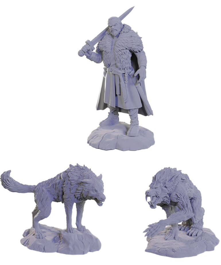 WizKids - WZK D&D - Nolzur's Marvelous Unpainted Miniatures - Wave 22 - Loup Garou