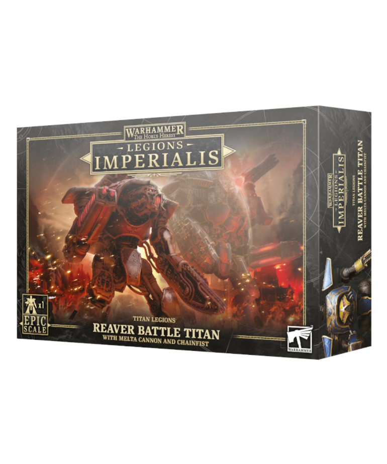 Games Workshop - GAW Warhammer: The Horus Heresy - Legions Imperialis - Reaver Battle Titan with Melta Cannon & Chainfist