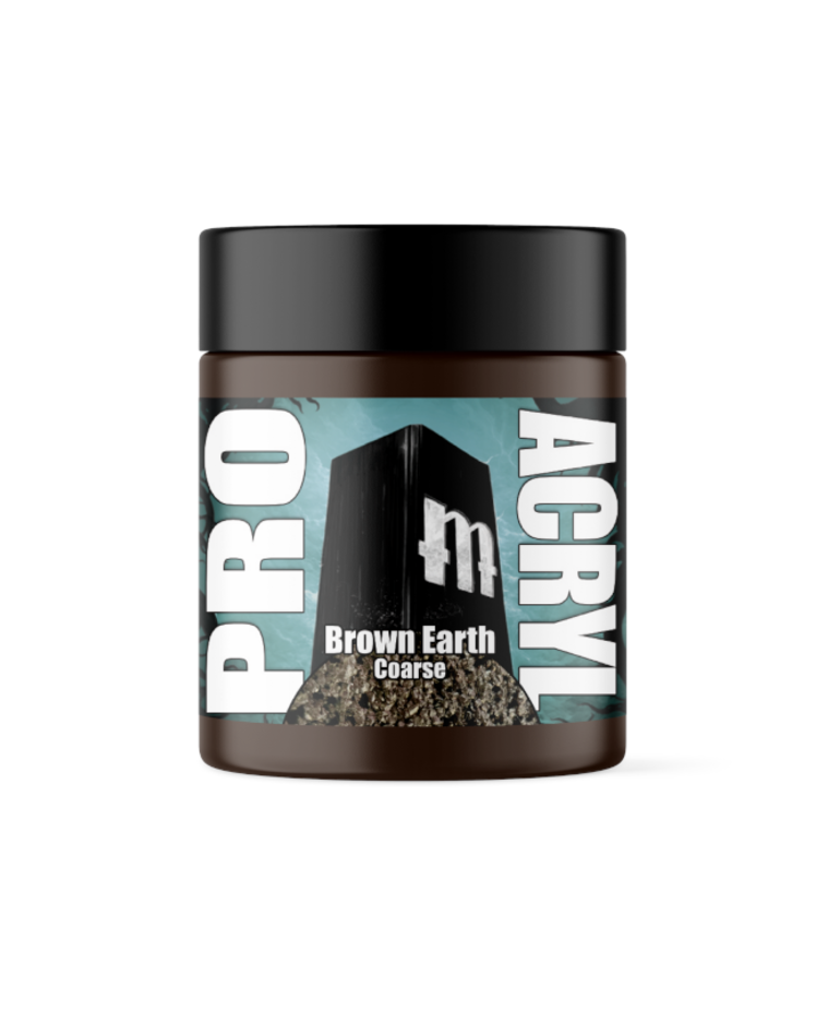 Monument Hobbies - MPA Monument Hobbies - Pro Acryl Basing Textures - Brown Earth - Coarse 120ml