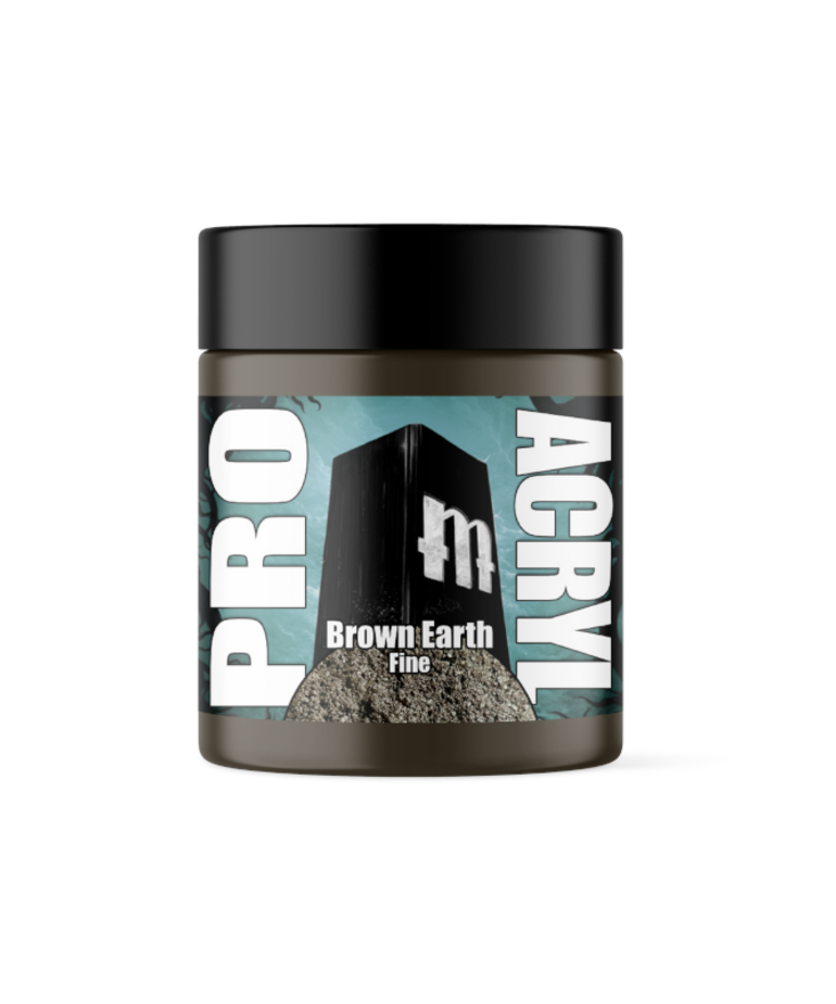 Monument Hobbies - MPA Pro Acryl Basing Textures - Brown Earth - Fine 120ml