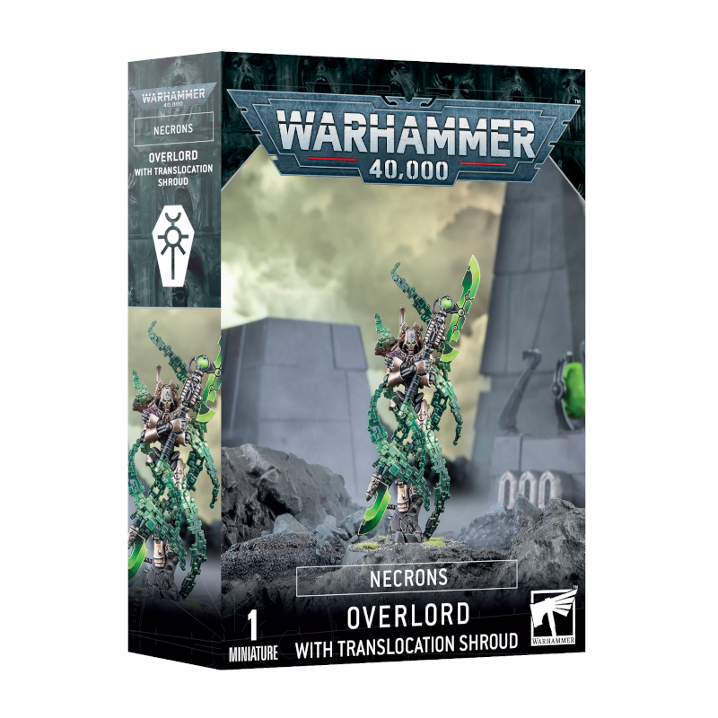 Warhammer 40K - Necrons - Overlord with Translocation Shroud