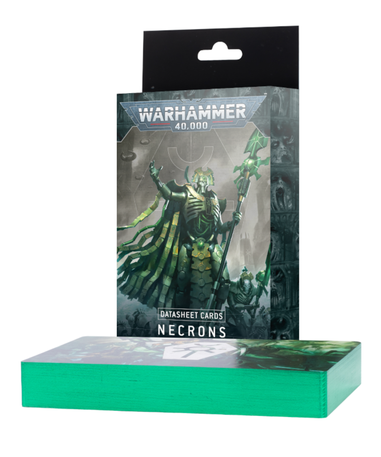 Games Workshop - GAW Warhammer 40K - Datasheet Cards: Necrons
