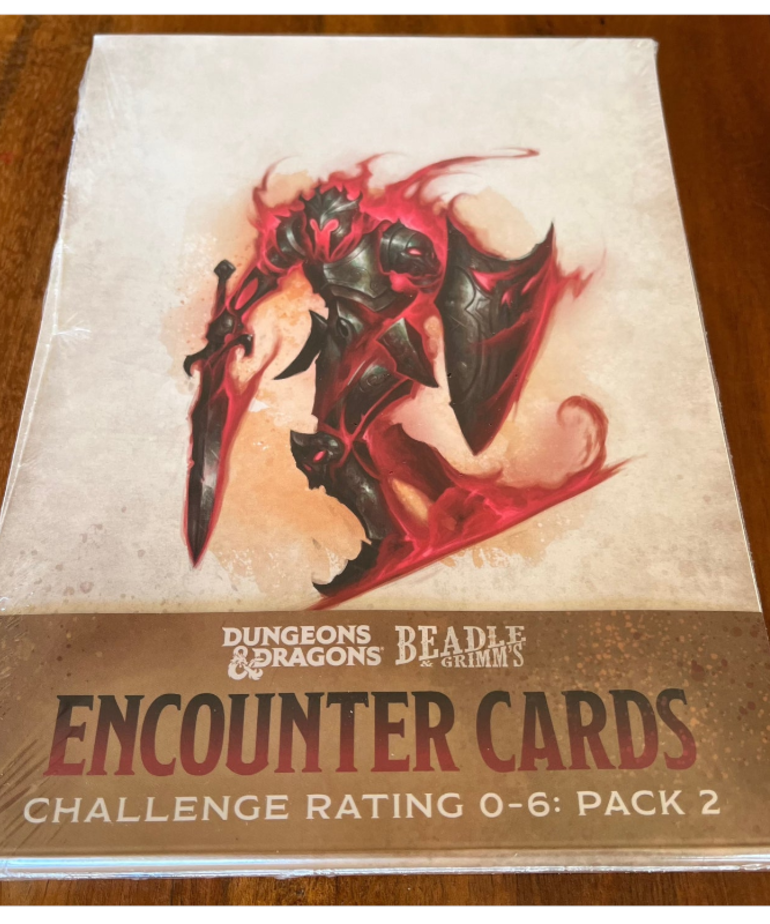 Beadle & Grimm - BAG D&D 5e - Encounter Cards - Challenge Rating 0-6 Pack 2