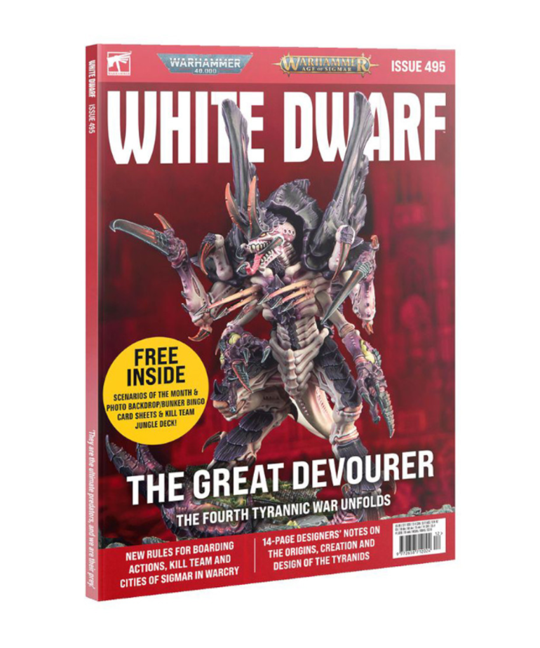 Games Workshop - GAW Warhammer - White Dwarf Magazine - Issue 495: December 2023
