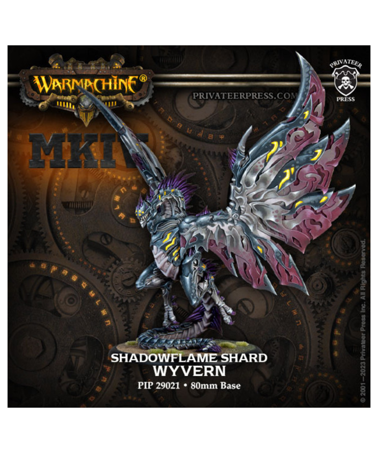 Privateer Press - PIP Warmachine - Shadowflame Shard - Wyvern Super-Heavy Warbeast