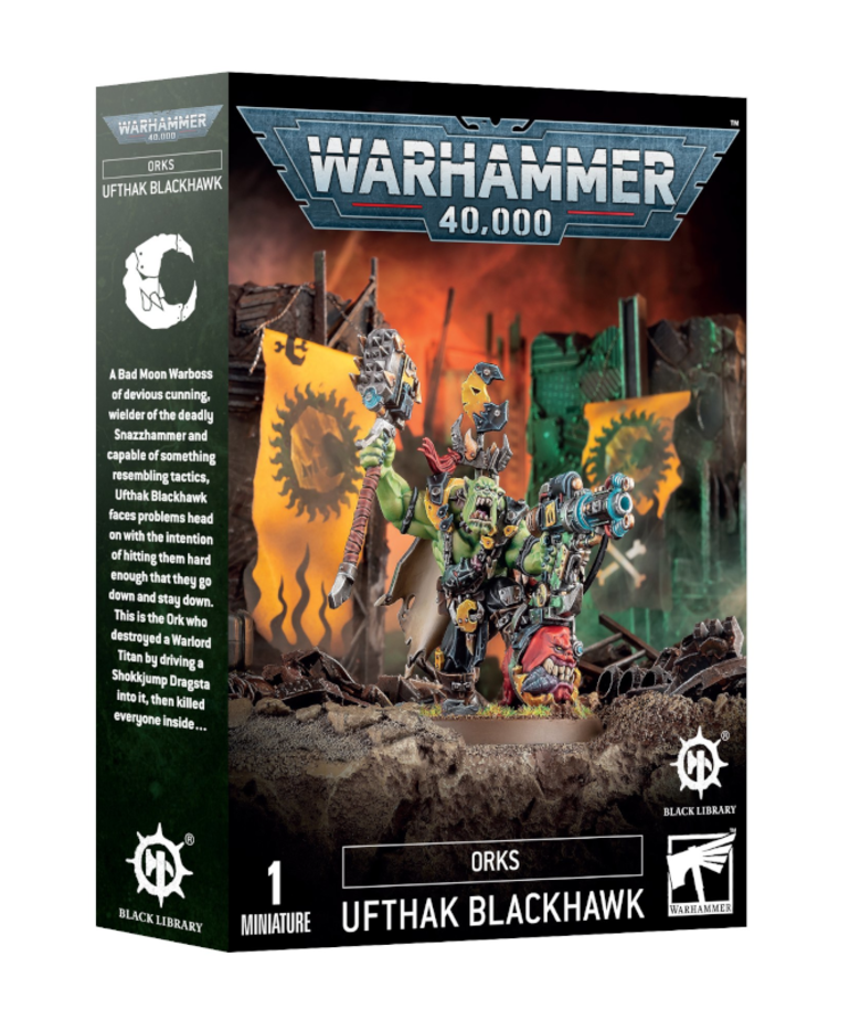 Games Workshop - GAW Warhammer 40K - Black Library - Orks - Ufthak Blackhawk