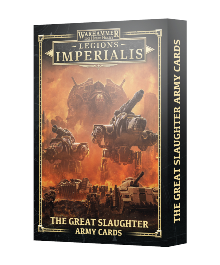 Games Workshop - GAW Warhammer: The Horus Heresy - Legions Imperialis - The Great Slaughter Army Cards