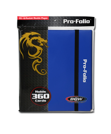 BCW Diversified - BCD Pro-Folio - 9-Pocket Card Binder - Blue