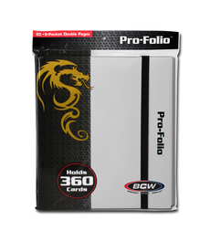 BCW Diversified - BCD Pro-Folio - 9-Pocket Card Binder - White
