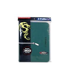 BCW Diversified - BCD Zipper-Folio - LX 9-Pocket Card Binder - Teal