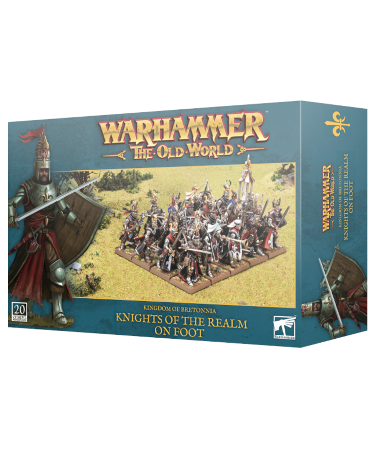 Games Workshop - GAW Warhammer: The Old World - Kingdom of Bretonnia - Knights of the Realm on Foot