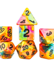 Sirius Dice - SDZ Sirius Dice - Polyhedral 7-Die Set - Rainbow Gold