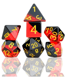 Sirius Dice - SDZ Sirius Dice - Polyhedral 7-Die Set - Brimstone