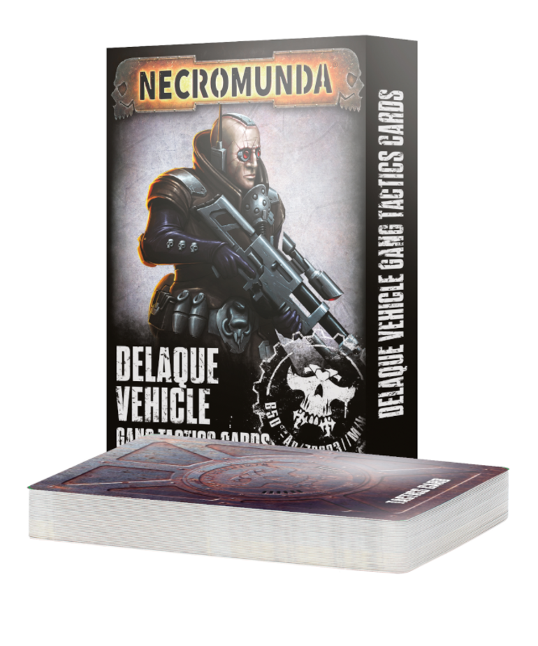 Games Workshop - GAW Necromunda - Delaque Vehicle Gang Tactics Cards