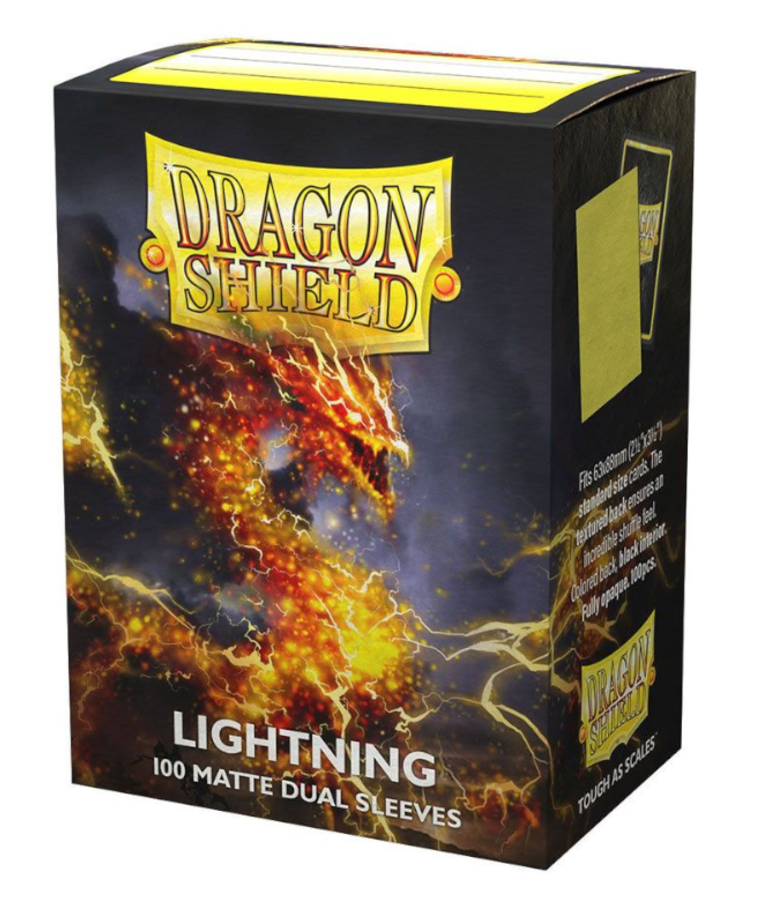 Arcane Tinmen - ATM Dragon Shield: Card Sleeves - Dual Matte - Lightning (100)