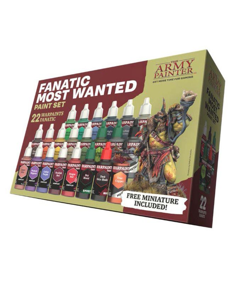 The Army Painter - AMY PRESALE The Army Painter - Warpaints Fanatic - Most Wanted Paint Set 06/14/2024