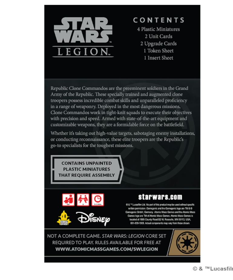 Atomic Mass Games - AMG Star Wars: Legion - Republic Clone Commandos