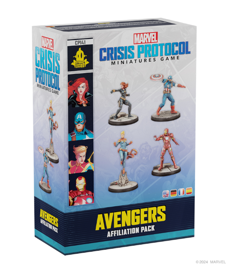 Atomic Mass Games - AMG Marvel: Crisis Protocol - Avengers Affiliation Pack
