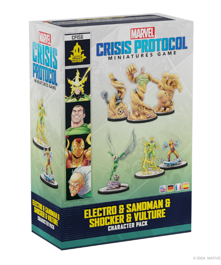 PRESALE Marvel: Crisis Protocol - Electro & Sandman & Shocker & Vulture  05/17/2024
