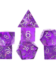 Sirius Dice - SDZ Sirius Dice - Polyhedral 7-Die Set - Sharp-edged - Purple Fairy