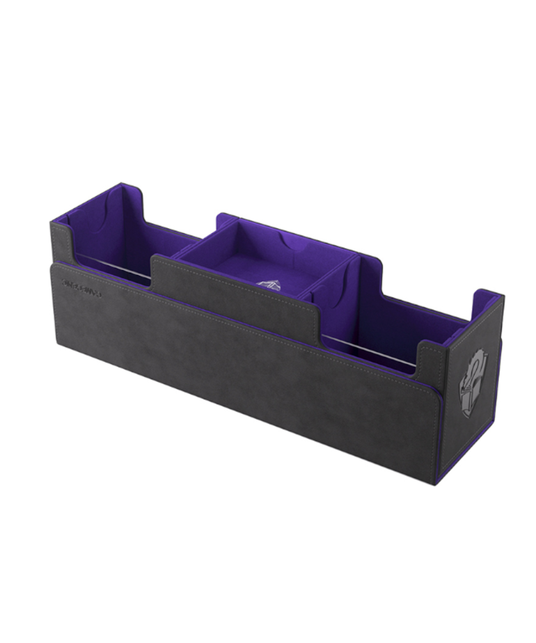 Gamegenic - GG The Academic - 266+ XL Deck Box - Black/Purple