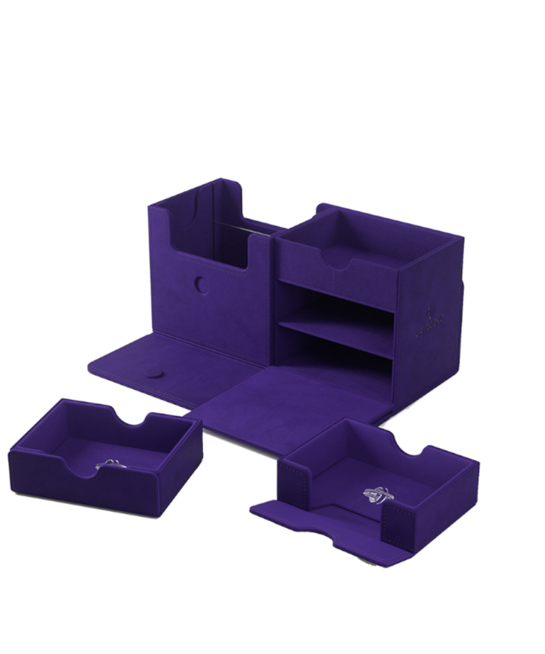 Gamegenic - GG The Academic - 133+ XL Deck Box - Purple/Purple