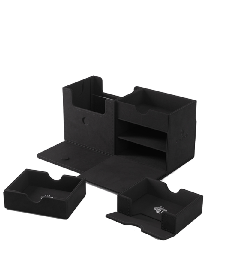 Gamegenic - GG The Academic - 133+ XL Deck Box - Black/Black