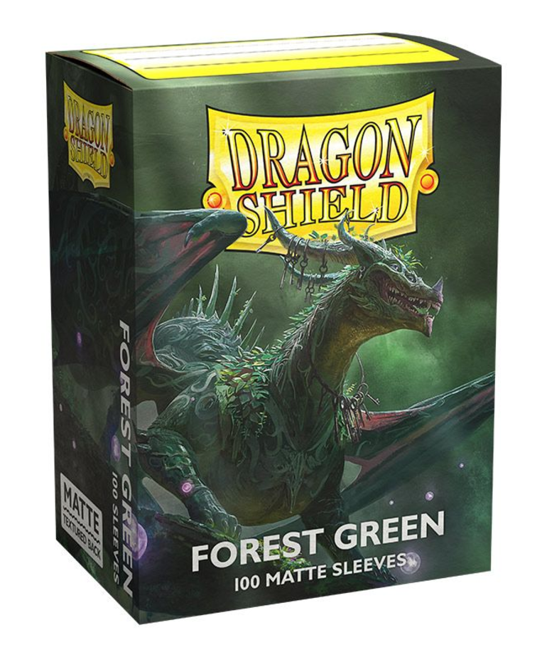 Arcane Tinmen - ATM Dragon Shield - Matte Card Sleeves - Forest Green (100)