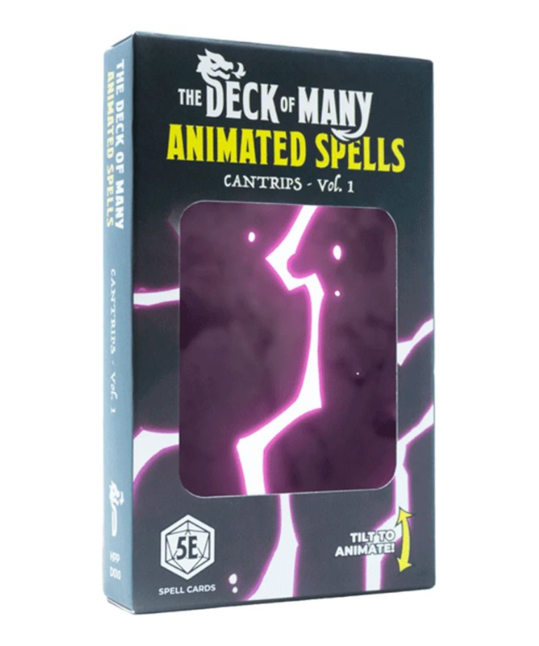 Hit Point Press - HPP D&D 5E - The Deck of Many - Animated Spells - Cantrips Vol. 1