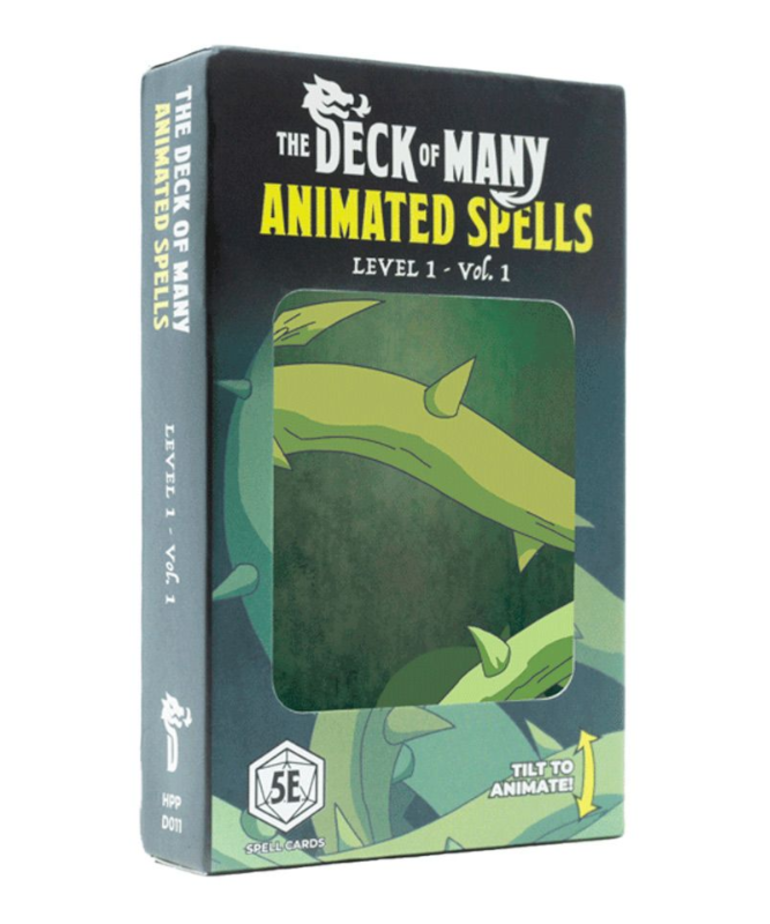 Hit Point Press - HPP D&D 5E - The Deck of Many - Animated Spells - Level 1 Vol. 1