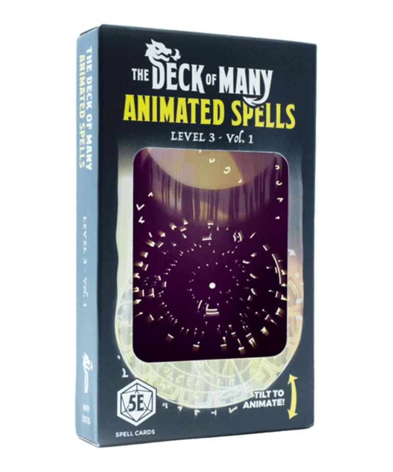 Hit Point Press - HPP D&D 5E - The Deck of Many - Animated Spells - Level 3 Vol. 1