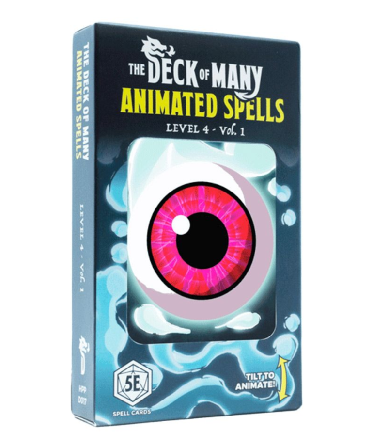 Hit Point Press - HPP D&D 5E - The Deck of Many - Animated Spells - Level 4 Vol. 1