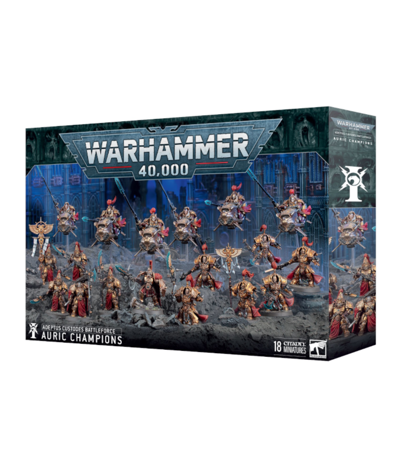 Games Workshop - GAW PRESALE Warhammer 40K - Adeptus Custodes Battleforce - Auric Champions 04/27/2024