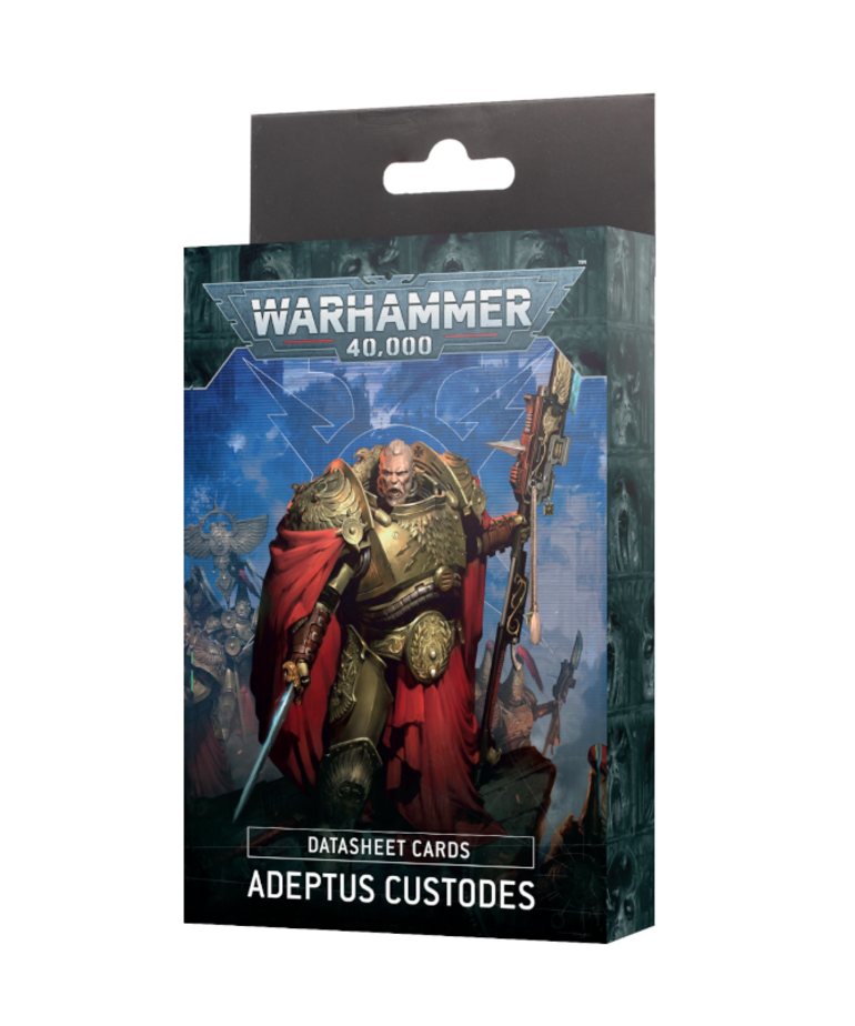 Games Workshop - GAW Warhammer 40K - Datasheet Cards - Adeptus Custodes