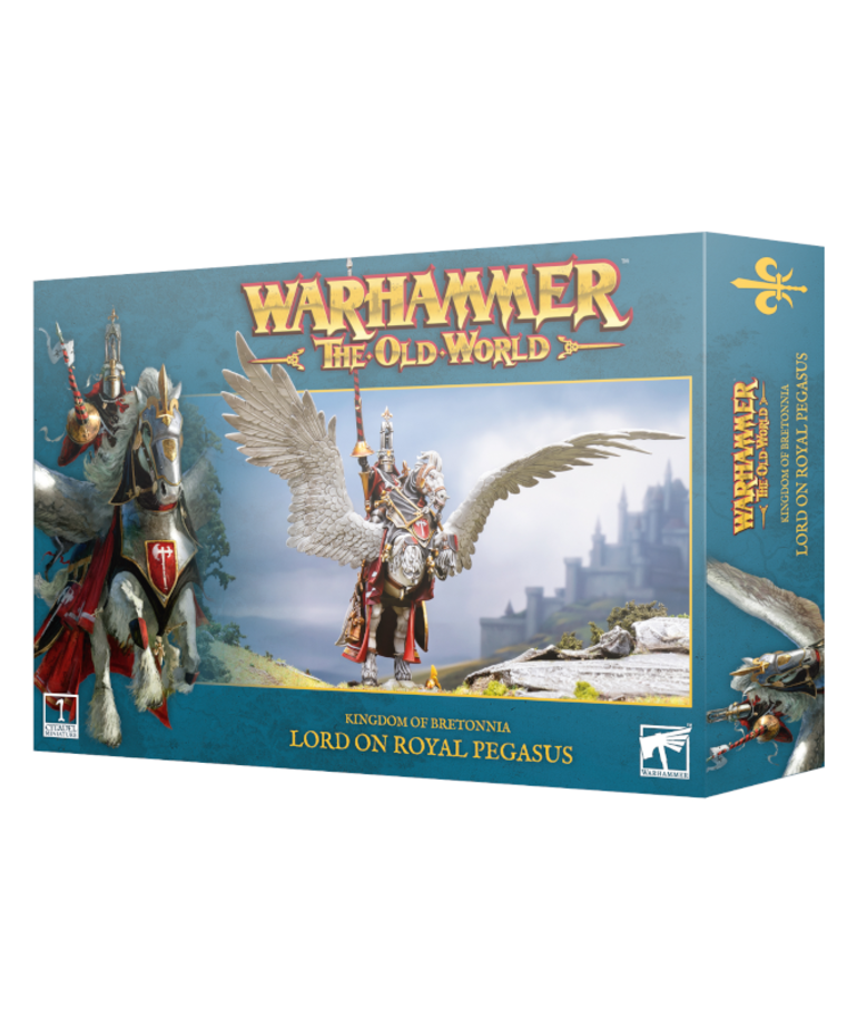 Games Workshop - GAW Warhammer: The Old World - Kingdom of Bretonnia - Lord on Royal Pegasus