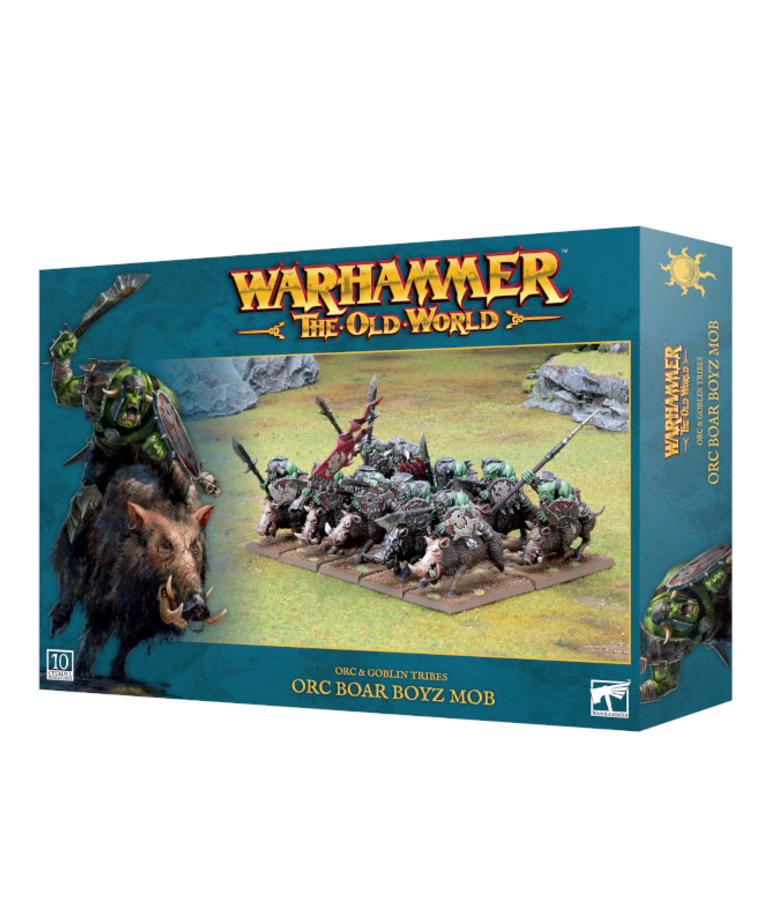 Games Workshop - GAW PRESALE Warhammer: The Old World - Orc & Goblin Tribes - Orc Boar Boyz Mob 05/04/2024