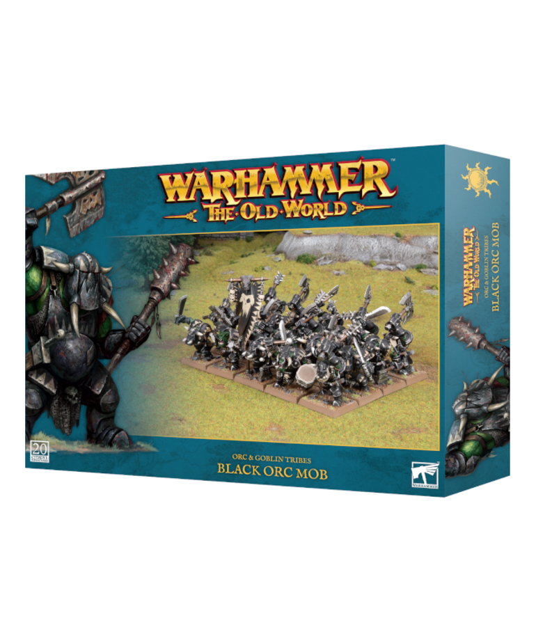 Games Workshop - GAW PRESALE Warhammer: The Old World - Orc & Goblin Tribes - Black Orc Mob 05/04/2024