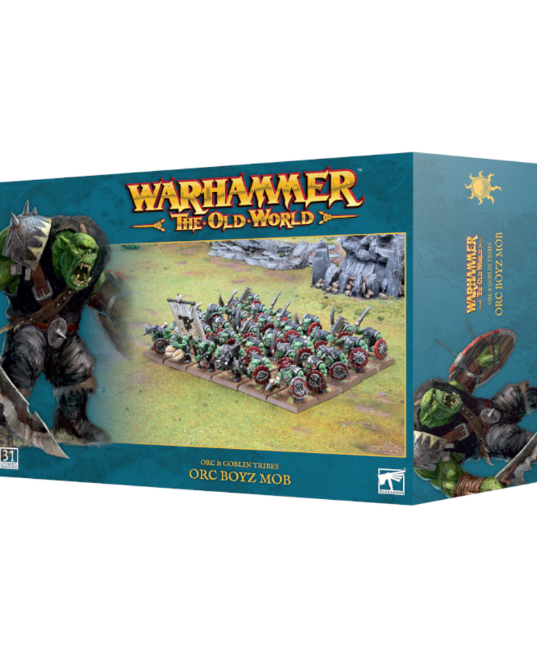 Games Workshop - GAW Warhammer: The Old World - Orc & Goblin Tribes - Orc Boyz Mob