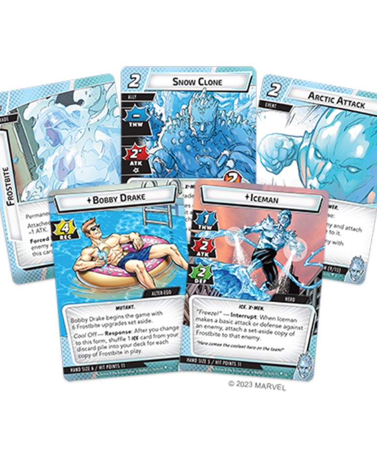 Fantasy Flight Games - FFG Marvel Champions: The Card Game - Iceman Hero Pack