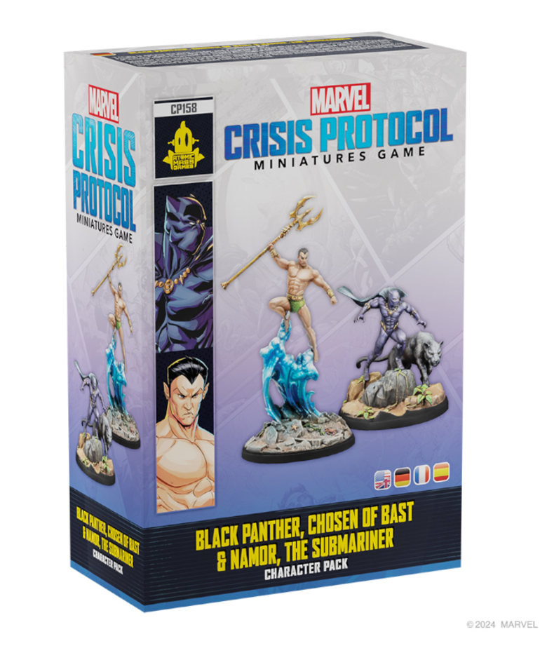 Atomic Mass Games - AMG Marvel: Crisis Protocol - Black Panther, Chosen of Bast & Namor, the Sub-Mariner