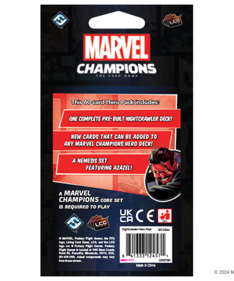 Fantasy Flight Games - FFG Marvel Champions: The Card Game - Nightcrawler Hero Pack